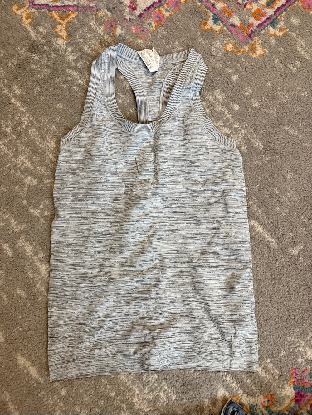 Athleta Gray Space-Dye momentum Racerback Tank - Picture 1 of 1